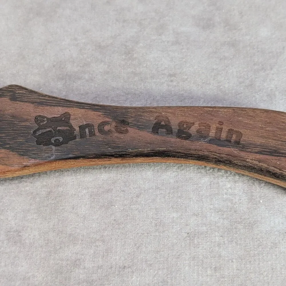 Grandpa Witmer's Old Fashioned Peanut Butter Mixer Lid Crank & Wood Jar Scraper